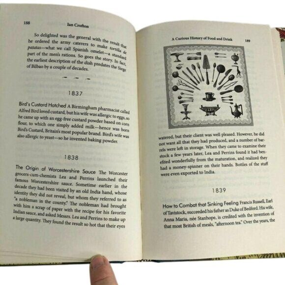 A Curious History Of Food And Drink By Ian Crofton Hardcover Book - Picture 7 of 9